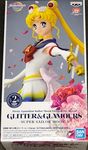 Banpresto BP18850 PRETTY GUARDIAN-Super Sailor Moon Vers.A-Figurine Glitte r& Glamrous 23cm, Black