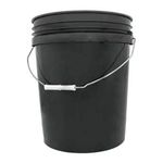 Hydrofarm HG5G 5-Gallon Black Bucket