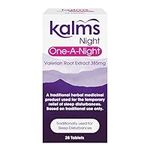 Kalms Night One-a-Night 28 Tablets - Traditional Herbal Medicinal Product Used for The Temporary Relief of Sleep disturbances. One Tablet a Night dose.