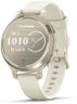 Garmin Lily 2 Active GPS 38mm Smartwatch, Stylish Smaller watch, Fitness Tracker with Hidden Display, Sports apps,Patterned Lens, Bright Touchscreen Display, up to 9 days battery life, Cream Gold