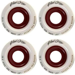 Blood Orange Morgan White / Red Longboard Wheels - 60mm 82a (Set of 4)