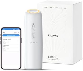Frave Lumix Diffuser, Plug-in Waterless Diffuser for Essential Oils, Smart Bluetooth App Control, Covers Up to 320 sqft 100ml Capacity, Home Office Hotel Scent Diffuser, Cold Air Technology, White