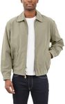 LONDON FOG Men's Auburn Zip-Front Golf Jacket, Cement, Large