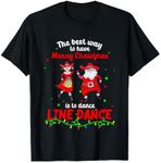 Line Dance and Christmas - Line Dancing T-Shirt