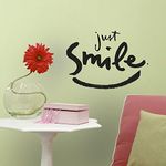 RoomMates RMK3310SCS Kathy Davis Just Smile Peel and Stick Wall Decals