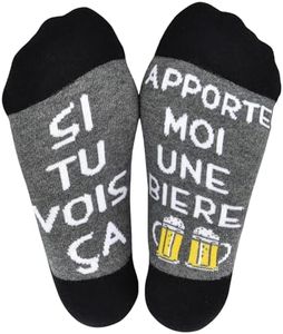 Chaussettes Fantaisie Coton Cadeaux Humoristique Pour Homme Femme Rigolote Cadeau Humour Fête Des Pères Chaussettes À La Maison