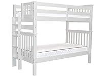 Bedz King Tall Bunk Beds Twin over 