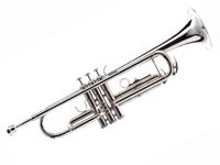 SAIMUSICALS Silver Trumpets With Bag and Mouthpiece for Beginner or Advanced Players Musical Instruments For Kids & Adults