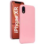 REALCASE Compatible for iPhone XR Case Back Cover | Liquid Silicone Gel Rubber | Full Protective Back Cover Case for iPhone XR (S-Pink)