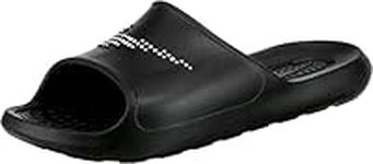 Nike Men's Victori One Shower Slide Trail Running Shoe, Black/White-Black, 10 UK