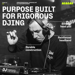 AIAIAI TMA-2 DJ Headphones – Black, Over-Ear Studio Monitor