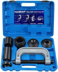 HAOBOOT 10pcs Ball Joint Press Kit U Joint Removal Tool for 2WD 4WD Cars