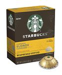 Starbucks Coffee Nespresso Capsules, Blonde Espresso Roast, Starbucks by Nespresso Capsules for Nespresso Vertuo Machine, 10 Capsules Per Box (Pack of 1)