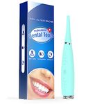 Teeth Cleaner Teeth Cleaning Kit : 5 Modes Teeth Cleaning Tools Rechargeable & Waterproof, Blue