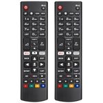 (2 Pack) Universal for LG TV Remote Control - Compatible with All LG Smart OLED QNED Webos NanoCell UHD TVs