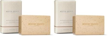 Molton Brown Re-Charge Black Pepper Bodyscrub Bar 250 g (Pack of 2)