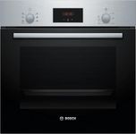 Bosch 66 L Series 2 built-in oven with 3D hot air 60 x 60 cm (HBF133BR0I, Stainless Steel)