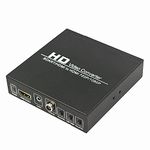 DYSYXD Scart to HDMI Converter SCART HDMI to HDMI Adapter Compatible with HDTV Projector Blu-Ray DVD Set-Top Box Laptop Support 3.5 Stereo and coaxial Output , Support 1080P/720P