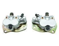 M MATI Front Left Right Brake Calipers & Pads for Yamaha Rhino 450 660 700 YXR450 YXR660 YXR700 5B4-2580T-01-00 5B4-2580U-01-00