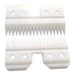 A5/AG Blade Cutter Replacement for Fast Feed, 18 Teeth Ceramic Moving Blade, Grooming Tools Replacement for Andis/Wahl/Oster Fast Feed, A5/AG Series Hair Clippers(Off White, 2 Pieces)