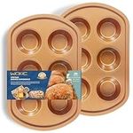 Wokic Nonstick Muffin Pan,6-Cup Cup