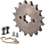 GOOFIT Motorcycle 428-16T 17mm Sprocket Front Replacement for 50cc 70cc 90cc 110cc 125cc 140cc Motorcycle ATV Dirt Bike