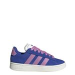 adidas Women's Grand Court Alpha 00s Sneaker, Semi Lucid Blue/Preloved Purple/Off-white, 6.5