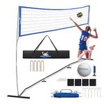 Freestanding Indoor/Outdoor Volleyball Net (32 Feet)