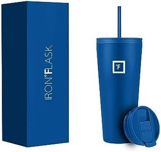 IRON °FLASK Classic Tumbler 2.0-24 Oz Versatile Stainless Steel Water Bottle with 2 Lids (Straw & Flip) - Double-Walled Vacuum Insulation - Sleek Hydro Metal Canteen for Hot & Cold Beverages