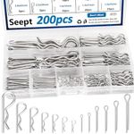 Seept 200 Pcs Cotter Pins 13-Values