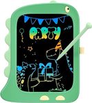 TEKFUN Toddler Toys Kids Writing Tablet - 3 4 5 6 Year Old Boys Girls Toys, Erasable LCD Writing Tablet 8.5" Drawing Board, Dinosaur Toys Kids Road Travel Toys Learning Pad Birthday Gifts (Green)