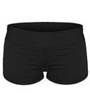 Epic MMA Gear Womens Stretch Solid Athletic Shorts Black S