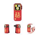 OLIGHT Oclip Pro EDC Flashlight Clip-on Light, Rechargeable 500 Lumens with Three Lighting Solutions Type-C Charging, Magnetic Flash Lights for Signaling, Cycling, Outdoor or Indoor Use(FS Red)