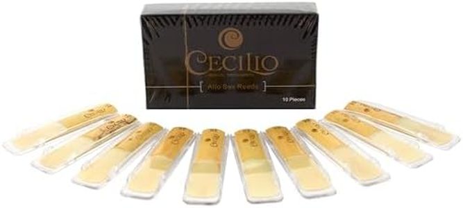 Cecilio Clarinet Reeds, 10-pack with Individual Plastic Case (2.5)