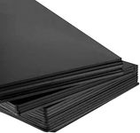 KOHAND 20 Pack A3 Black Foam Board, 5mm Foamboard Large Thick Polystyrene Foam Core Backing Board, Black Mat Board Center Poster Board for Photo Mount, Art Crafts, Wedding Project 420 x 297mm