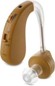 Digital Hearing Amplifier - BTE Behind The Ear Sound Amplifier and Personal Sound Enhancer with Noise Reducing Feature That is Smaller & Discreet - Ready to Wear in Any Left or Right Ear