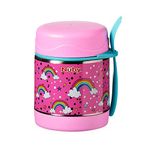 Nuby Stainless Steel Food Jar, Rainbows