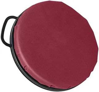 Foxtune 360-Degree Swivel Bucket Seat, 5 Gallon Bucket Lid, Spin Bucket Seat Cushion, Silent , Comfortable, Water-Resistant, for Fishing, Gardening, Hunting and Camping