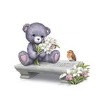 The Bradford Exchange ‘A Love So Dear’ Faithful Fuzzies® Robin Figurine – A unique Faithful Fuzzies® teddy bear figurine, with a sculpted robin