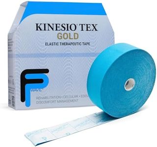 Kinesio Taping - Elastic Therapeutic Athletic Tape Tex Gold FP - Bulk Roll - Blue – 2 in. x 103 ft