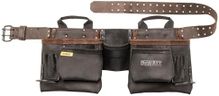 DEWALT Leather Tool Belt, Durable, 11 Pocket Professional Belt (DWST550112)