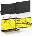 Duex Plus DS Portable Monitor - 2024 Mobile Pixels 13.3" FHD 1080P Laptop Monitor, USB Type-C/HDMI Plug and Play Laptop Monitor Extender for 13"-14.5" Laptops, Windows/macOS/Android/Switch Compatible