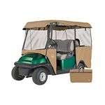 Greenline Drivable Golf Cart Enclosures by Eevelle, Heavy Duty 300D 4 Passenger Universal Fit