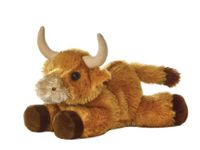 Aurora World Ltd Mini Flopsie Toro Bull, Brown, 8-inch