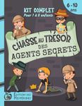 Chasse au trésor des agents secrets: kit complet | Pour enfants de 6 à 10 ans | Idéal pour une fête d'anniversaire