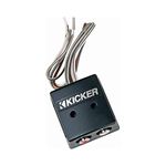 Kicker KISLOC 2-Channel K-Series Speaker Cable to RCA Adapter with Line Out Converter, Black