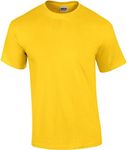 GILDAN Men's Adult Ultra Cotton T-Shirt, Yellow-Gelb (Daisy), Large