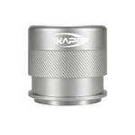 IKAPE Coffee Products, 58MM Espresso Tamper, Premium Barista Coffee Calibrated Tamper with Spring Loaded, 100% Stainless Steel Tamper Compatible with All 58MM Bottomless Portafilter (Silver)