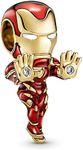 Beads R Us ® - Marvel at our Charm Beads in Sterling Silver S925, Compatible with all European style Charm Bracelets, Anklets and Necklaces. (Iron Man)