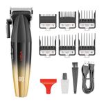 VGR Professional Hair Clippers Men Cordless Kit - 9000 RPM - Barber Mens Haircutting Machine for Head Haircut - Long Beard Cutter - Taper Lever - Electric Rechargeable via USB-C 250 Min Battery